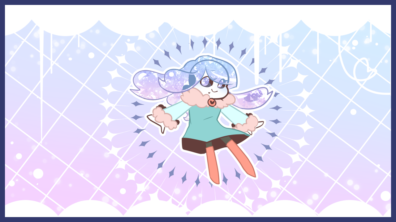DO NOT USE OR REUPLOAD WITHOUT MY PERMISSION! REBLOG INSTEAD!i was setting up a buncha assets for future stream purposes but then I grew attached to this one 😳 #bluechocowitz#bluechocoart#skelesona#blue#chibi #also!! its in wallpaper format :D