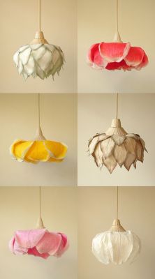 bohemianhomes:  Paper Lamps by Sachie Muramatsu