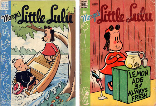 Really in love with Little Lulu’s comic covers. I want to make one.