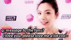 pinkhot:  nana being the weird cutie that she is in her chatterbox interview ♡ 
