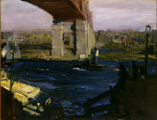 The Bridge, Blackwell’s Island    -  George Bellows  1909American 1882-1925Ashcan School