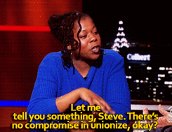 sandandglass:  Stephen Colbert talks to Naquasia LeGrand. 
