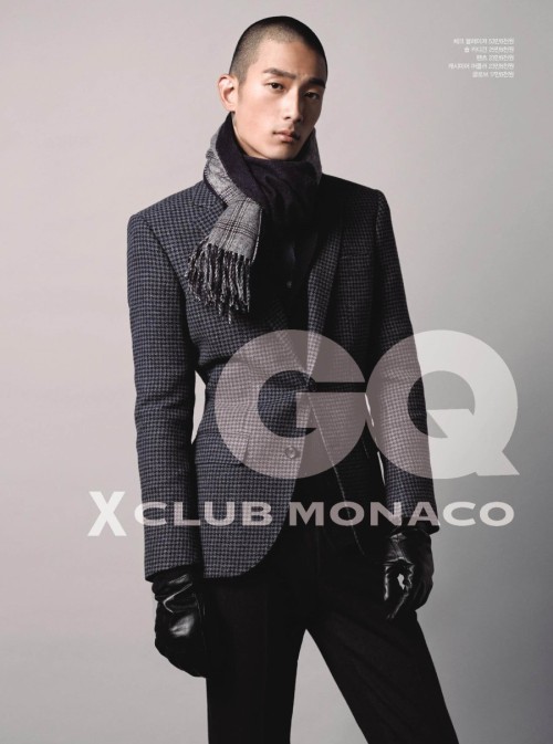 koreanmodel:  Park Sungjin and Kim Jinkyung for GQ Korea Nov 2014