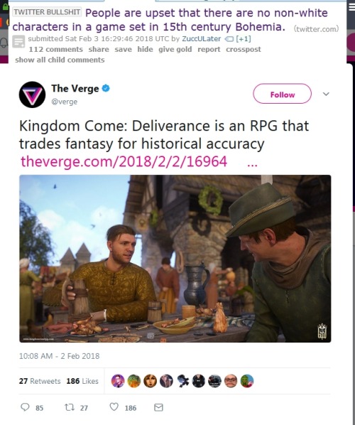 siryouarebeingmocked:The Verge has an article about Kingdom Come: Deliverance, a realistic game set 