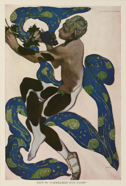 Léon Bakst (1866-1924), ‘Faun’, “L'après-midi d'un Faune” (Afternoon for a F