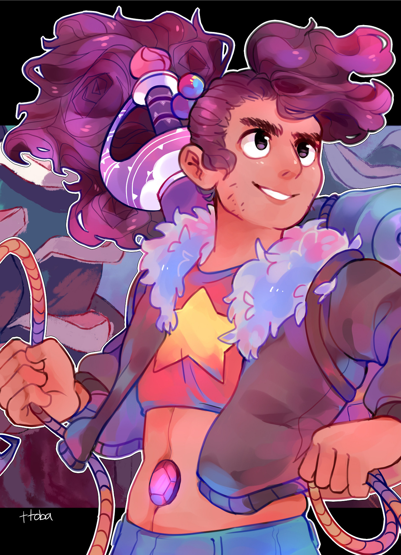 ttoba: Until then, we survive. Screencap redraw of the favorite thing from the new