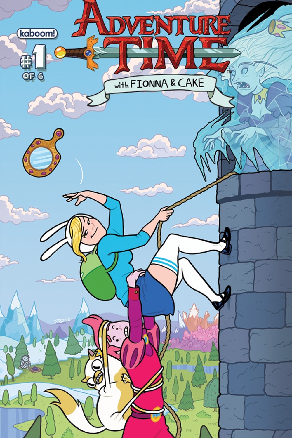 fuzzmonky:  All the covers so far!! For issue 1 of Fionna and Cake 