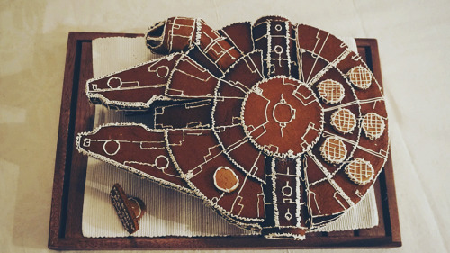 Star Bakery Gingerbread Star Destroyer And Millennium Falcon