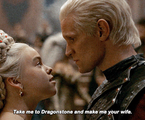 RHAENYRA TARGARYEN And DAEMON TARGARYEN In HOUSE OF THE DRAGON (2022-) S01E05 | We Light The Way