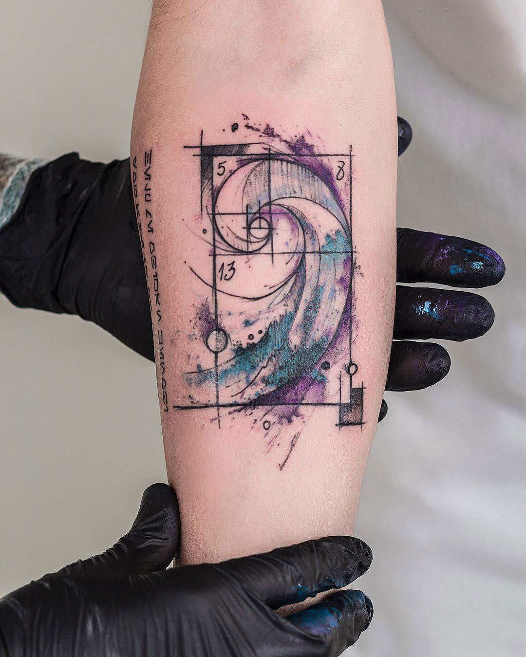 Golden Ratio Tattoo 30 Ideas Of The Most Mystical Symbol In Our Universe