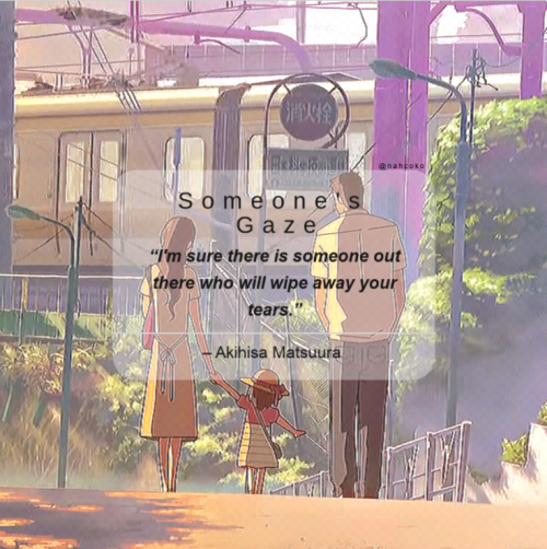 nahcoko: nahcoko:makoto shinkai’s movies + favorite quotes