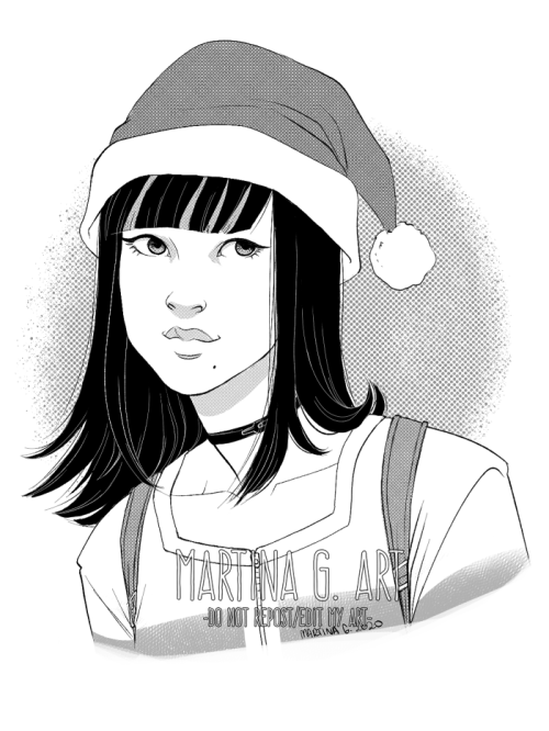 December Patreon reward for one of my patrons, a X-mas Swindler from Akudama Drive!Commission infos.