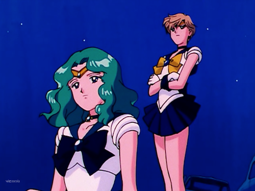 sailormoonblue:Sailor Neptune &amp; Sailor Uranus E94