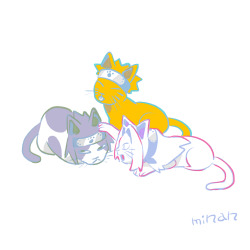 Drawing Fanarts~ — Naruto's (Raijin's) fox summons want to cuddle.