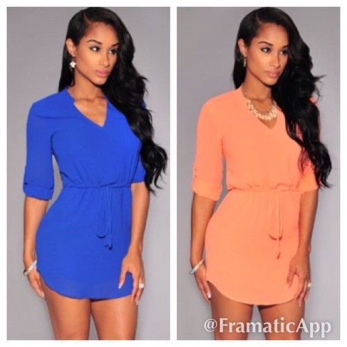 Cute drawstring dress in multip color options! Shop purr-apparel.myshopify.com #purrapparel#bikini#c