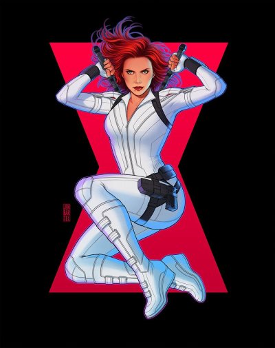 browsethestacks:Black WidowArt by Jen Bartel