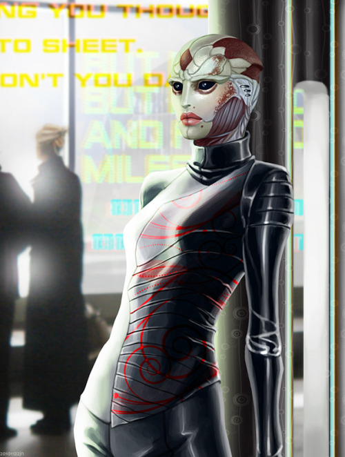 spacetravellerpl: I found some awesome pictures of drell females. Check out this link: w