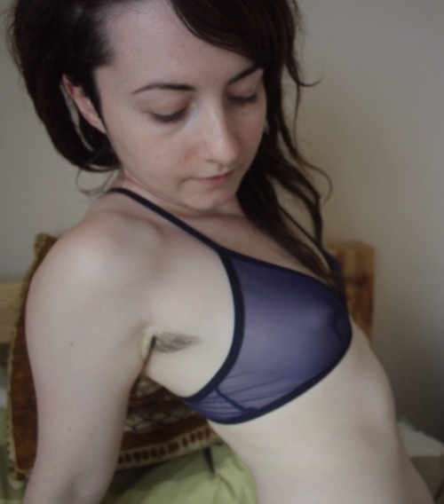 luna-fae:  My dreads are just over a month old, hoorah! Feeling very proud today, so spent the afternoon taking photos in my favourite bra… Complete with furry pits! :3 Happy Monday!  Wow.. Breath taking