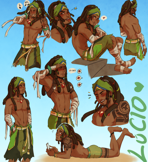 daddyschlongleg:  i wanted to draw a canvas full of lucios and i went ahead and just did that LOL if