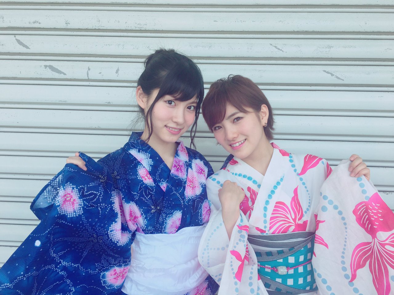 girls48:  [755] NaaMegu Talk 2016.06.10N: NaaMegu in YukataF: It was so fun~! It