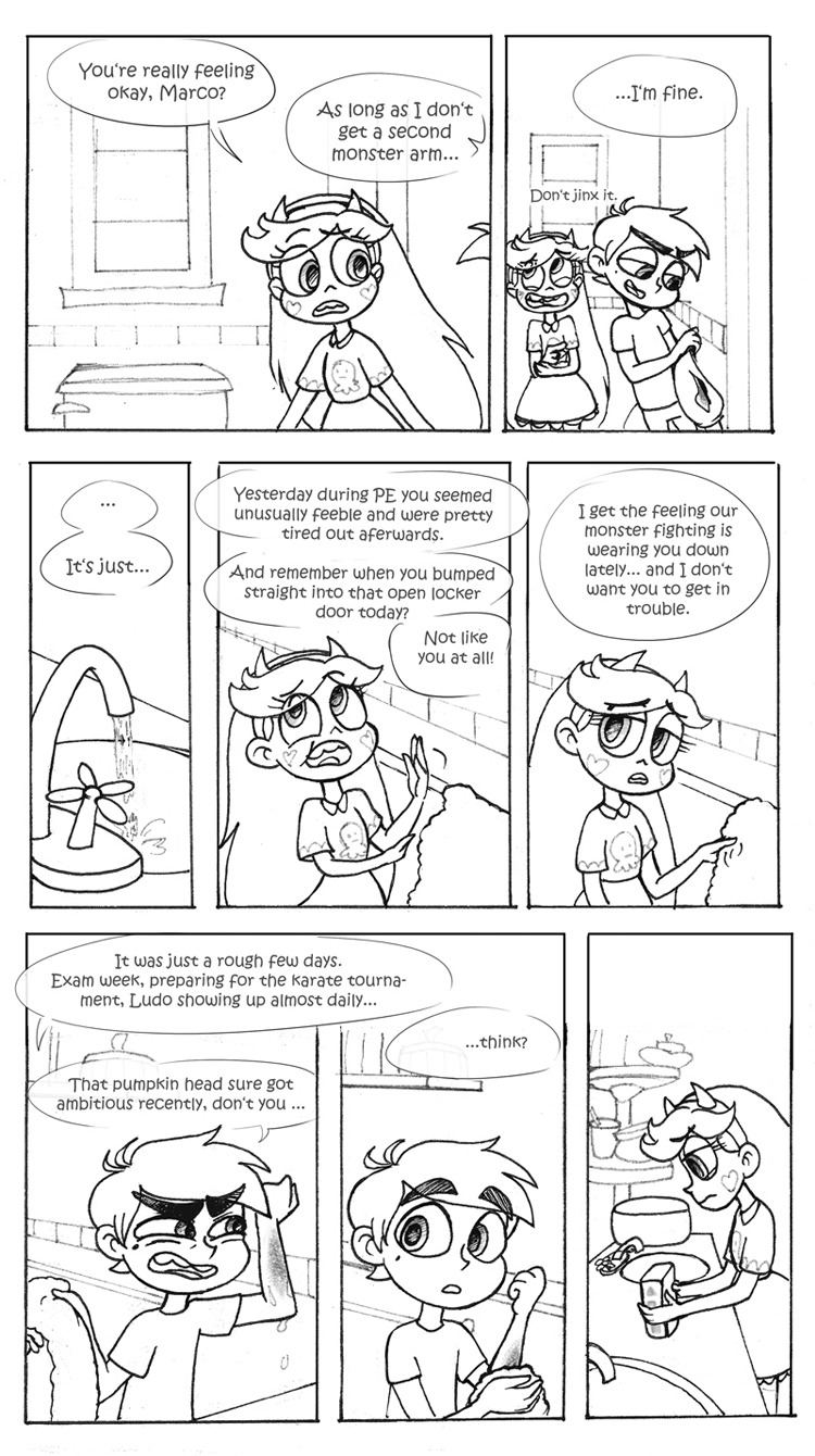 kotilokiki:  One of the suggestions I got was “star feeling bad that she puts Marco