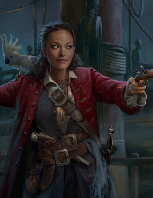 we-are-rogue:   Mari Smith (illustration for Black Sun Game Publishing) by Edward Halmurzaev @we-are
