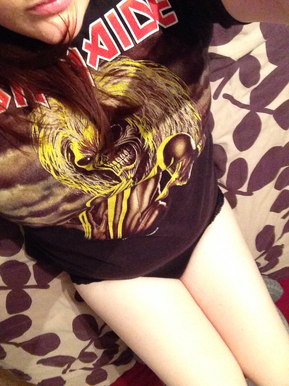 allweseemtodoistalkaboutsexx:  Iron maiden are my favourite band  Cute socks and