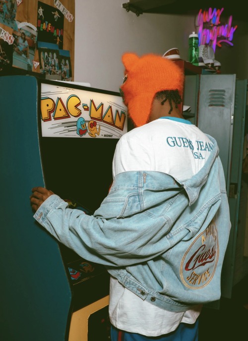 strappedarchives: A$AP Rocky photographed by Todd Williamson during his event for his Guess Collab i