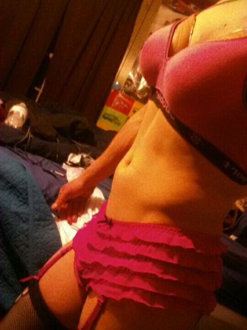 sissyboiheather:I sure do love panties and a bra. Especially with corset