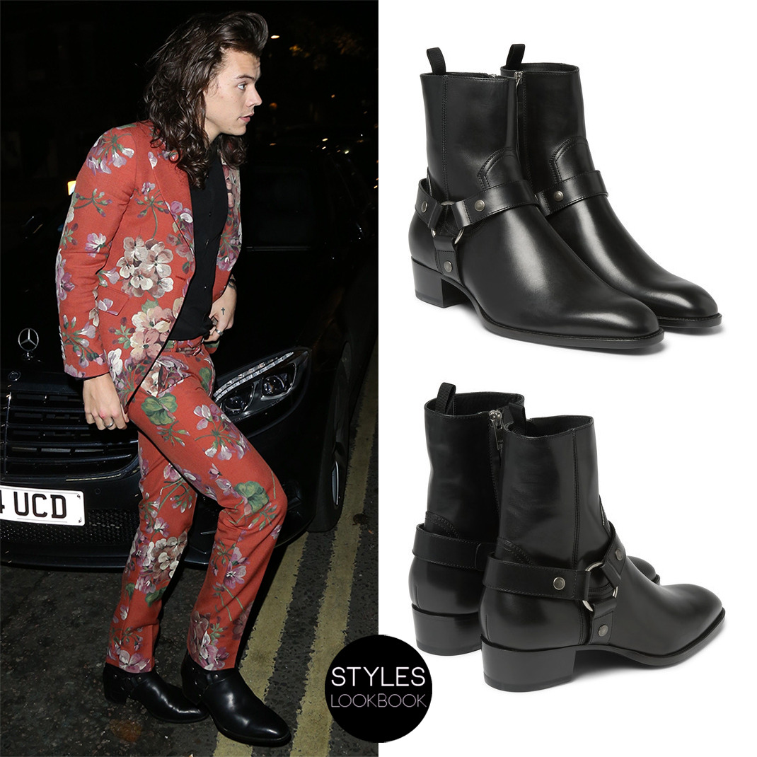 harry styles ysl boots