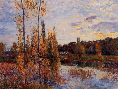 wonderingaboutitall: L’Etang de Chevreuil - Alfred Sisley