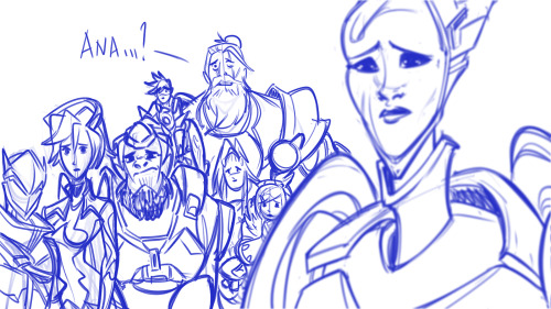 Ok. So this is the “Overwatch 2nd generation Kids meet the Old Soldiers headcanon + Echo&rdquo