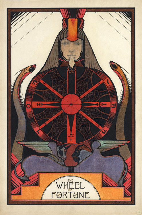 pankurios-templeovarts:Works by David Palladini - well known for his  Aquarian Tarot and The New Pal
