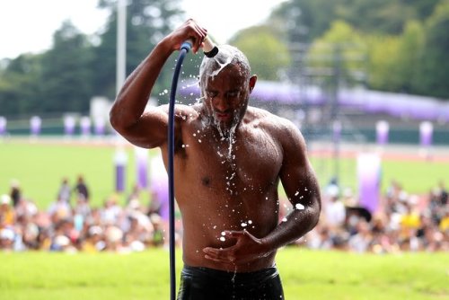 Testosterone Thursday Tevita Kuridrani Pumps It Up In Japan.️‍♂️Woof, Baby!