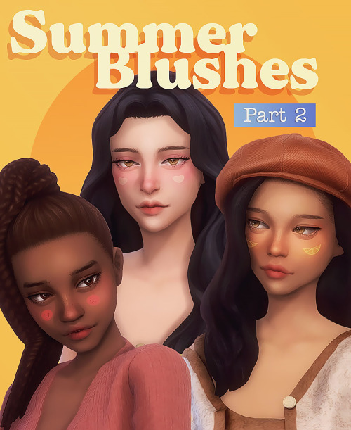 Summer Blushes Part 2 Early access for Patrons♡ Link on my blog, or miikocc.tumblr. com /mycc