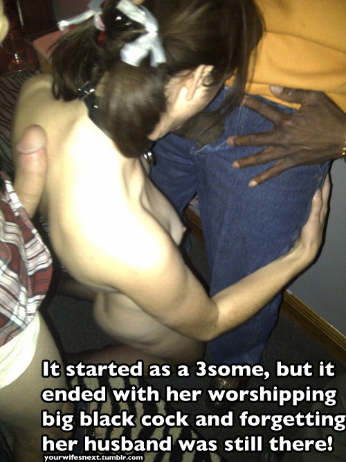 mywifeisacmslut4bbcnva:  mysexyhotmumss:  sexy amateur bitches  She turned her back to white dick…..
