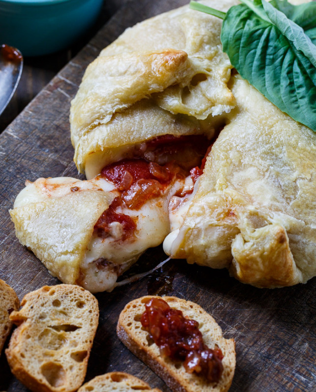 lustingfood:  Wrapped Brie with Tomato Chutney  I feel I need this in my life&hellip;