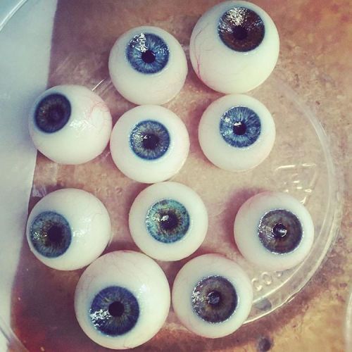 abysscreations:  All eyes on me…#RealDoll #handmadeyes #art (at Abyss Creations LLC)  Custom 