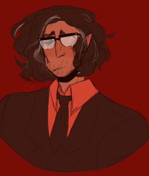 the-rare-kai: @cat-pun buzz buzz remember that old post where you showed Bee w his hair down? I sure