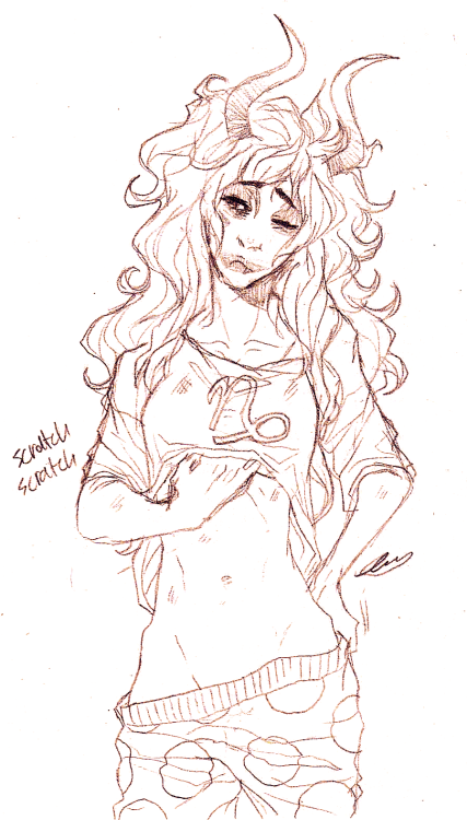 rangzhe:fem!gamzee commission.. i think i drew it like this because i highly relate to her in the mo