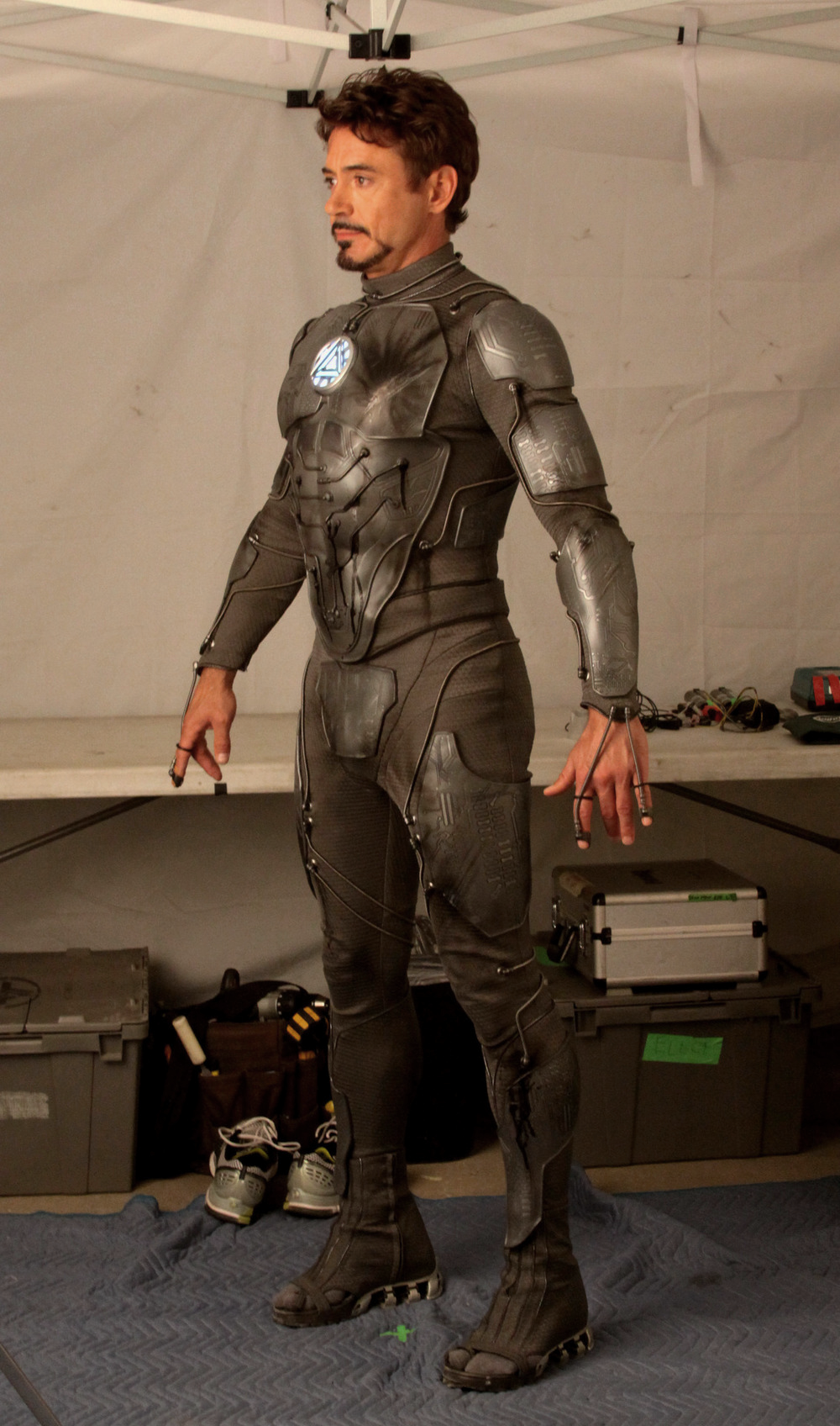 TONY STARK'S HOT WIZARD BOYFRIEND — Iron Man under armor….we hardly to know...