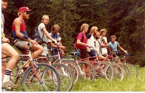 Mountain bikes pionneers.#1980s