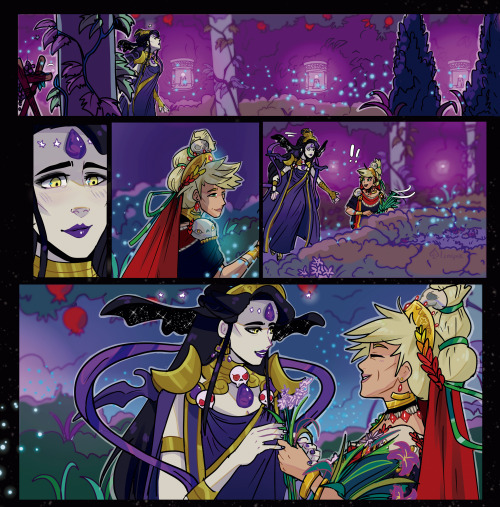 linipik: Persephone’s Garden My persephonyx comic for Out of Tartarus!  @hadeszine 