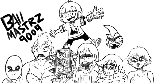 ask-lemonadepikachu:Drew some ballmastrz, i’m loving this show so much. &lt;3