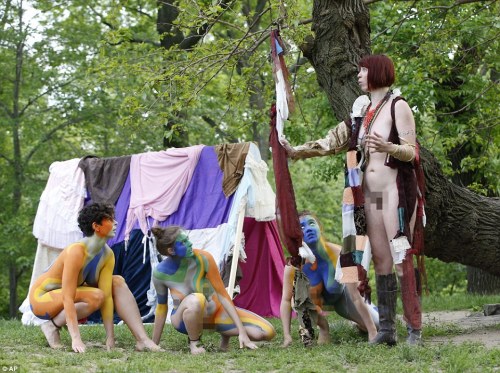 Whites were forced to put on humiliating performances in public