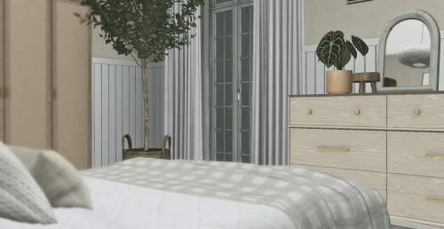 Sjel bedroom set (TS4)What you get:Butterfly rattan headboard (15712 polys, 3 swatches)Cane headboar