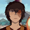 zukowo:Jet doodles[ID: five colored drawings of Jet from ATLA on a white background.one shows jet from the waist up sitting at a table, holding a cup of tea on the table in one hand and his mouth grass in the other. he is smiling with his mouth open as