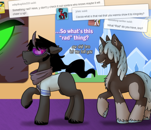 ask-king-sombra:  This… could be interesting.  …o_o Oh dear….