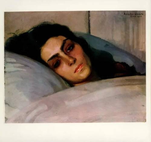 L'ammalata (1923)- Amedeo Bocchi Nudes &