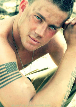hahafuckinghoe:  Shirtless Channing Tatum Picture &amp; Image | tumblr on We Heart It. http://weheartit.com/entry/47944629 